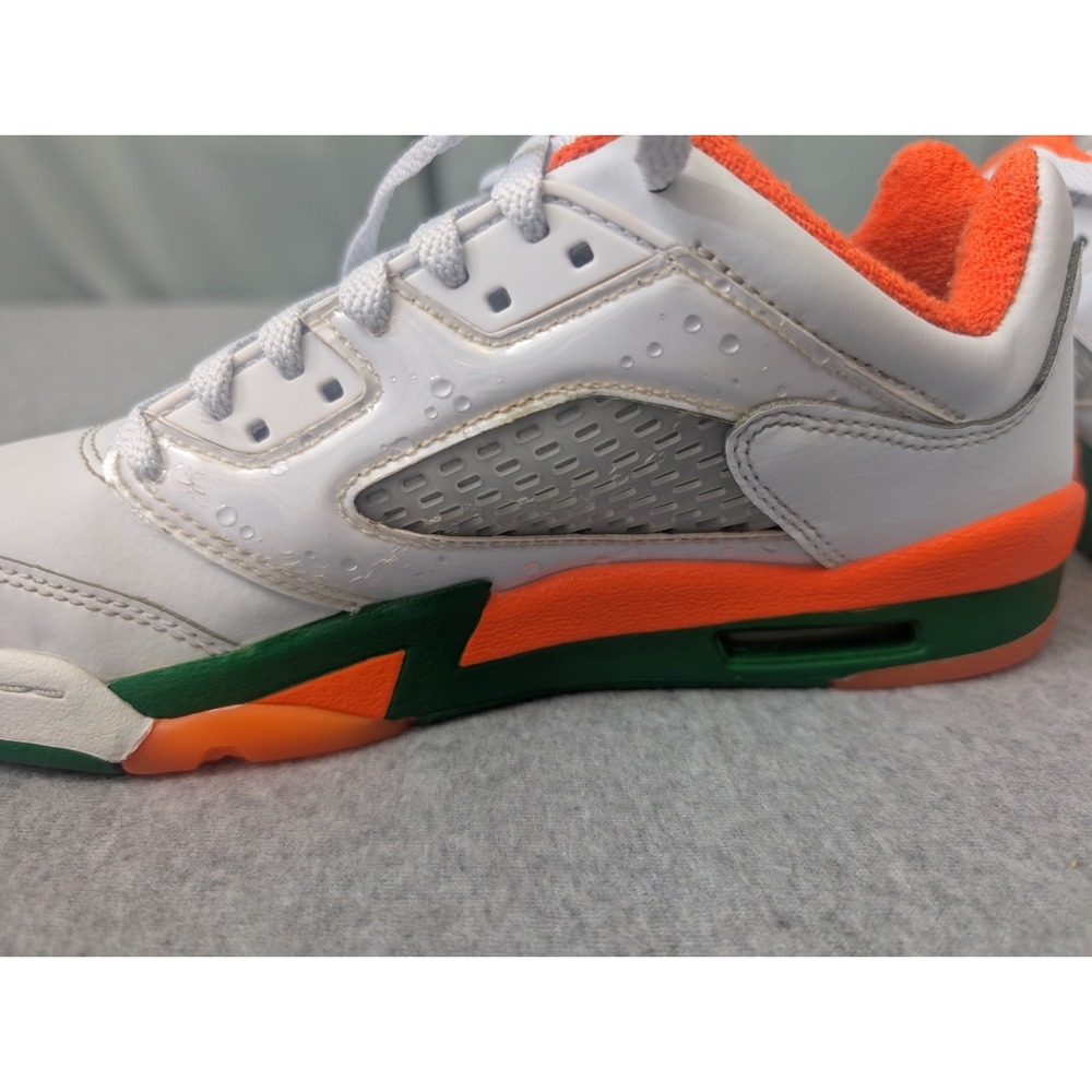Nike Air Jordan 5 Low GS 5.5Y Womens 7 Miami Hurricanes FQ1293-018 - Picture 6 of 15